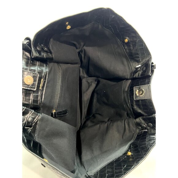 DeMellier Black Croc-Embossed Tote - Picture 8 of 8